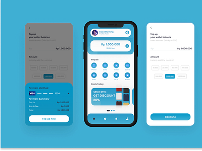 UI Design Mobile E-Wallet