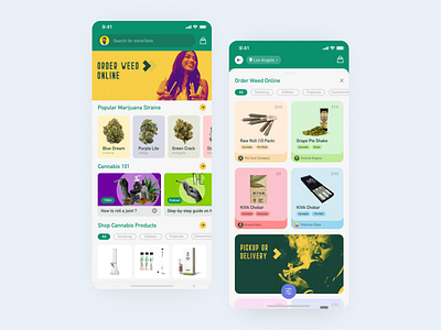 Weedly | Cannabis e-commerce delivery app. #3