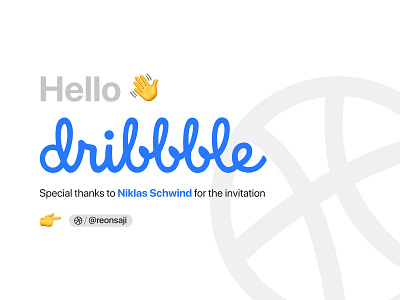 Hello Dribbble!