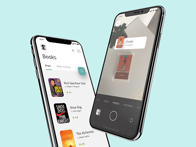 Book scanner mobile app design