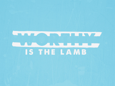 Worthy lamb shirt tee typography worthy