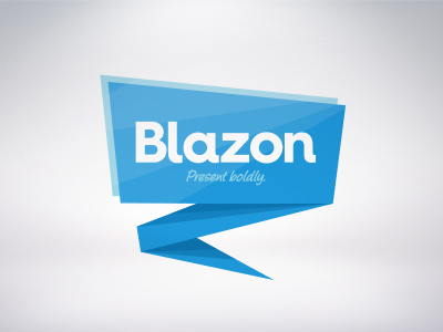 Blazon Logo blazon identity logo modern presentation shapes speech