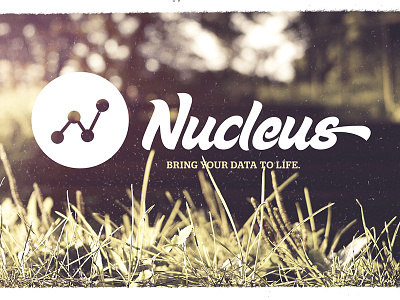 Nucleus bugs life data grass identity logo metrics nucleus