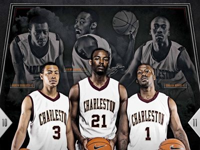 College of Charleston Basketball basketball charleston dunk poster sports