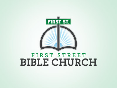 First Street Bible Church Logo bible church logo street