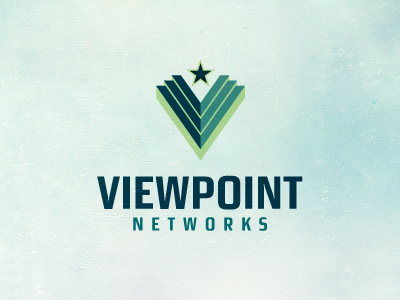 Viewpoint Networks logo network star symbol