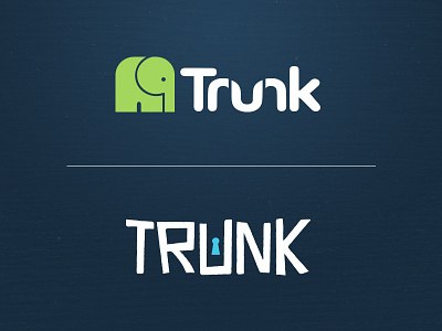 Trunk Logo branding elephant identity key logo trunk