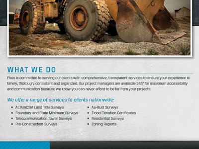 Pixis Brochure brochure construction layout