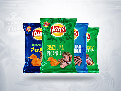 Lay's Global Flavor Swap bag design branding brazil chip bag chips design design studio food and beverage lays packaging potato chips