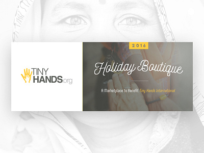 Tiny Hands Flyer boutique creative agency design studio flyer graphic design header holiday india ministry non profit tiny hands