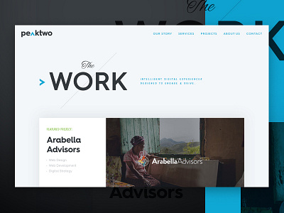 Work Page advisors graphic design h1 portfolio ui visual design web design website work