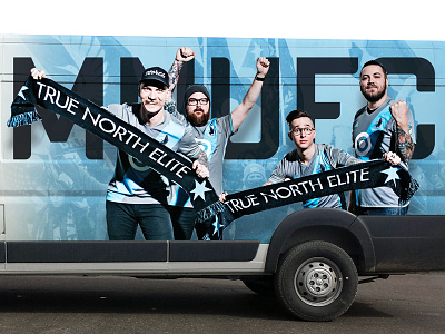 MNUFC Van Wrap, Take 2 athletics fans graphic design minnesota mls mnufc soccer sports van van wrap vehicle
