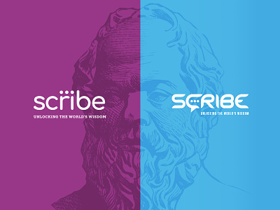 Scribe Logo brand identity brand refresh brand studio branding design studio graphic design logo rebrand scribe socrates