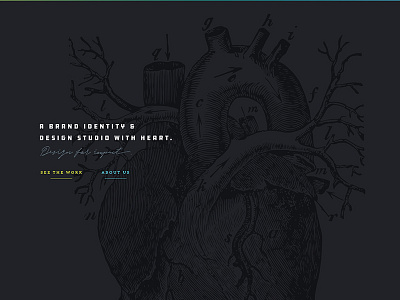 New Hero brand identity design studio graphic design heart hero ui ux visual design web design website wonderwild