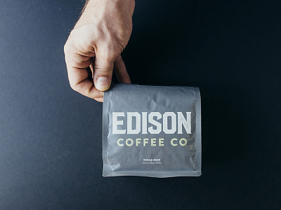 Edison Coffee Co. brand identity branding coffee design studio edison food and beverage graphic design logo packaging restaurant