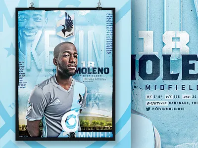 MNUFC Poster athletics branding graphic design loon marketing mls mnufc poster soccer sports texture