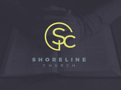 Shoreline Church Logo Concept bible brand identity branding california christian church concept logo prayer shoreline visual identity wordmark