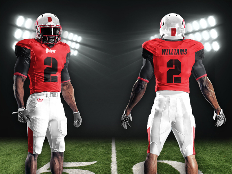 Husker Alternate Uniforms By Seth Rexilius On Dribbble