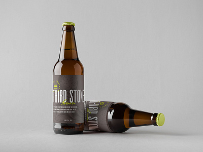 Third Stone Brown Mockup beer beer label branding brewing brown empyrean graphic design mockup packaging