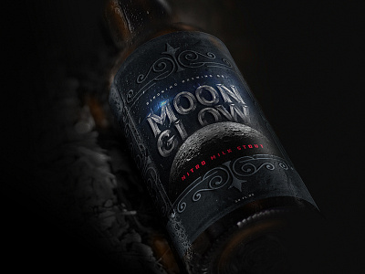 Gironimo Brewing beer brand identity branding brewery brewing label logo moon nebraska nitro packaging stout