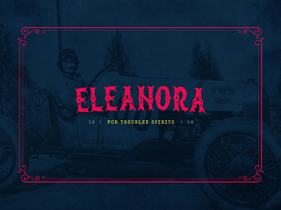 Eleanora 1900s bar brand identity branding circus logo nebraska restaurant speak easy spirits vintage