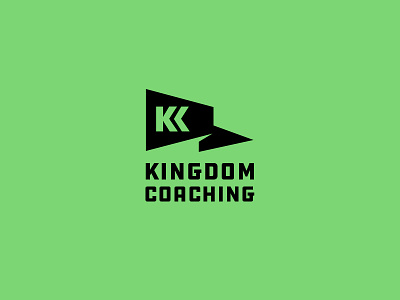 Kingdom Coaching Logo brand identity branding christian coaching flag kingdom logo sports visual identity