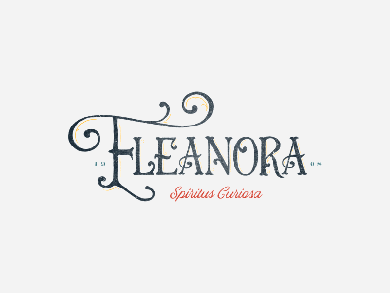 Eleanora Logo Animation animation bar brand identity branding logo restaurant speak easy visual identity