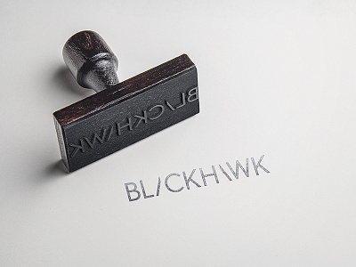 Blackhawk Logo Stamp agency blackhawk brand identity branding graphic design identity logo mockup stamp visual identity