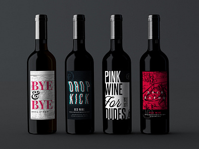 Wine Labels alcohol beverage branding branding design cpg food and beverage labels mockup packaging print design product typography wine