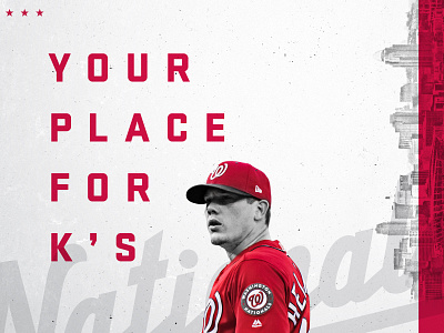 Washington Nationals ad design art direction athletics baseball campaign creative direction design agency graphic design nationals poster design season social graphic sports sports brand