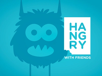 Hangry With Friends Branding brand agency brand design brand identity brand mark branding character food hungry identity design logo design mascot mobile app restaurant visual identity