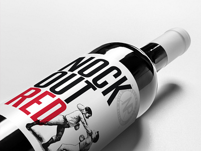 Nocking Point Wine Label alcohol branding boxing brand identity branding food and beverage food and drink knockout label design logo design nocking point packaging design red wine vintage visual identity wine wine label