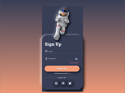 Sign Up Page