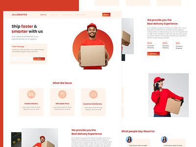 Logistics Landing Page