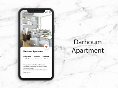 App iPhone X Apartment app design iphon ux