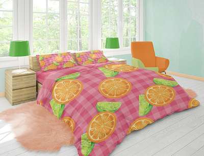 Bedding set design bedding bedsheet pattern graphic design photoshop textile print