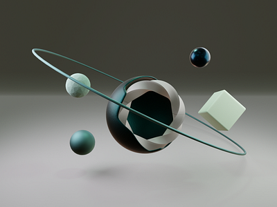 3D Abstract Design 3d blender graphic design