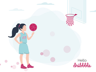 First Real Shot dribbble first shot hello