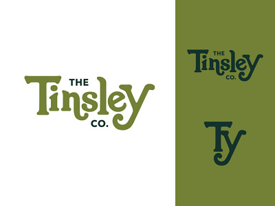The Tinsley Co Pt. II brand branding emblem green groovy logo logotype photographer photographer branding retro type typography wedding photographer wedding photographer branding