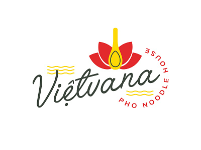 Vietvana Unused Logo Part Deux abstract branding icon illustration logo restaurant typography vector