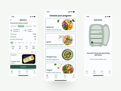 Healthy food app