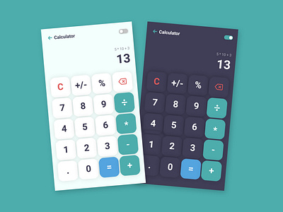 Calculator - #DailyUI