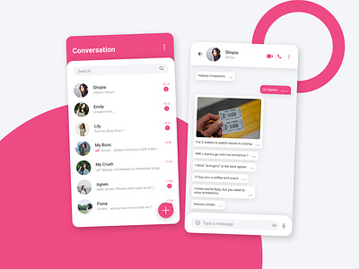 Conversation Chat App - #DailyUI Day 013