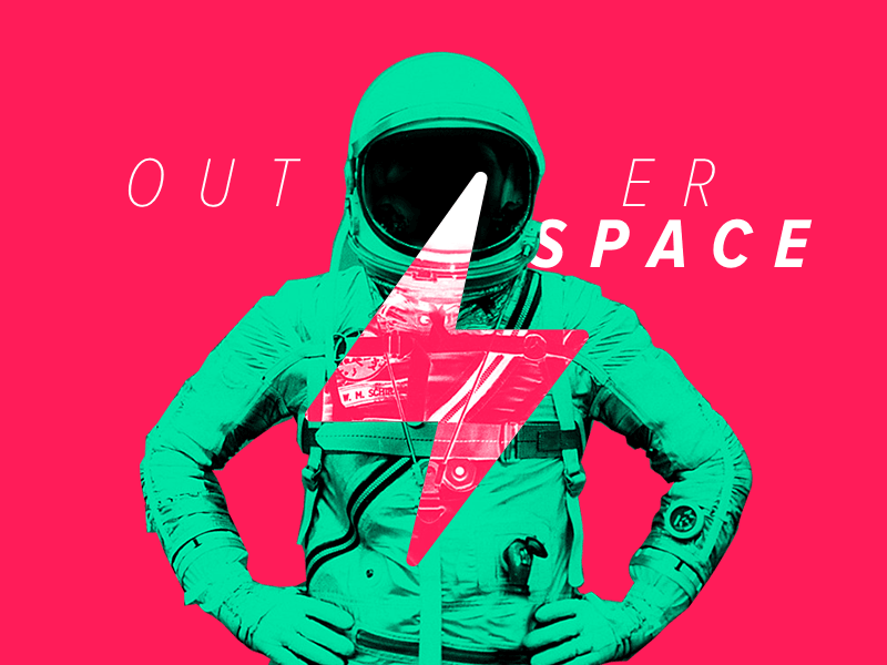Outerspace outerspace star thunder