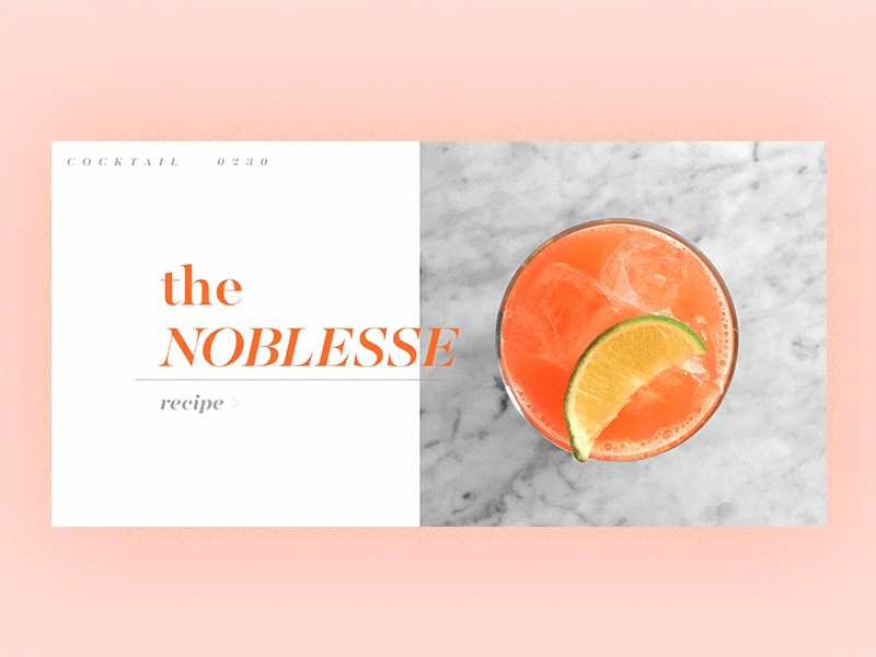 The noblesse card cocktails drinks lime marble papaya recipe