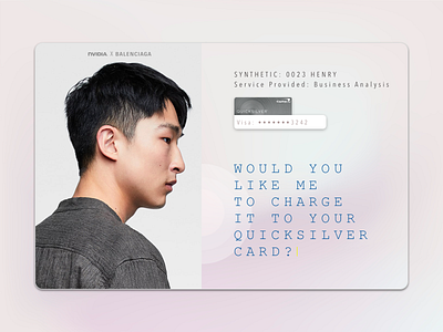 Daily Ui 2 Checkout Credit Card ai balenciaga card credit card credit cards dailyui dailyui 002 design futuristic ui gradient machine learning nvdia service design synthetic ui
