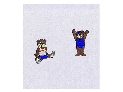 BEARS EMBROIDERY DESIGN