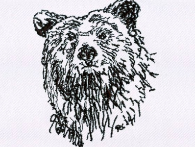 BEAR EMBROIDERY DESIGN