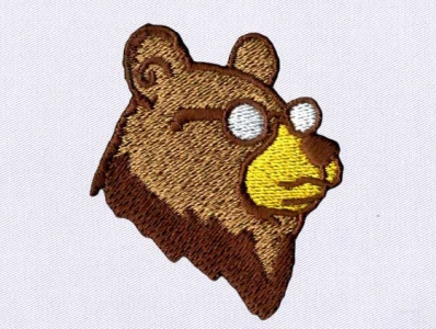 BROWN BEAR EMBROIDERY DESIGN