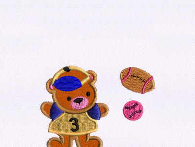 TEDDY BEAR EMBROIDERY DESIGN